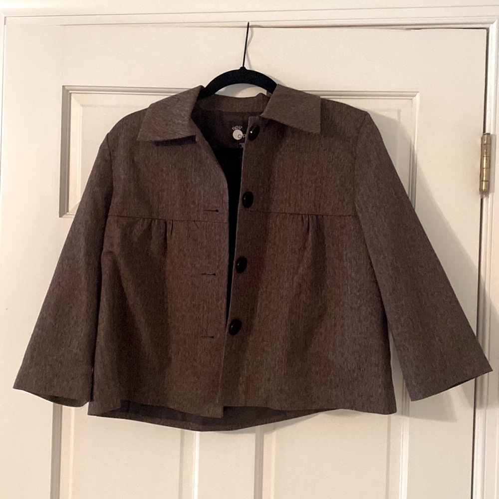 Brown blazer size 8